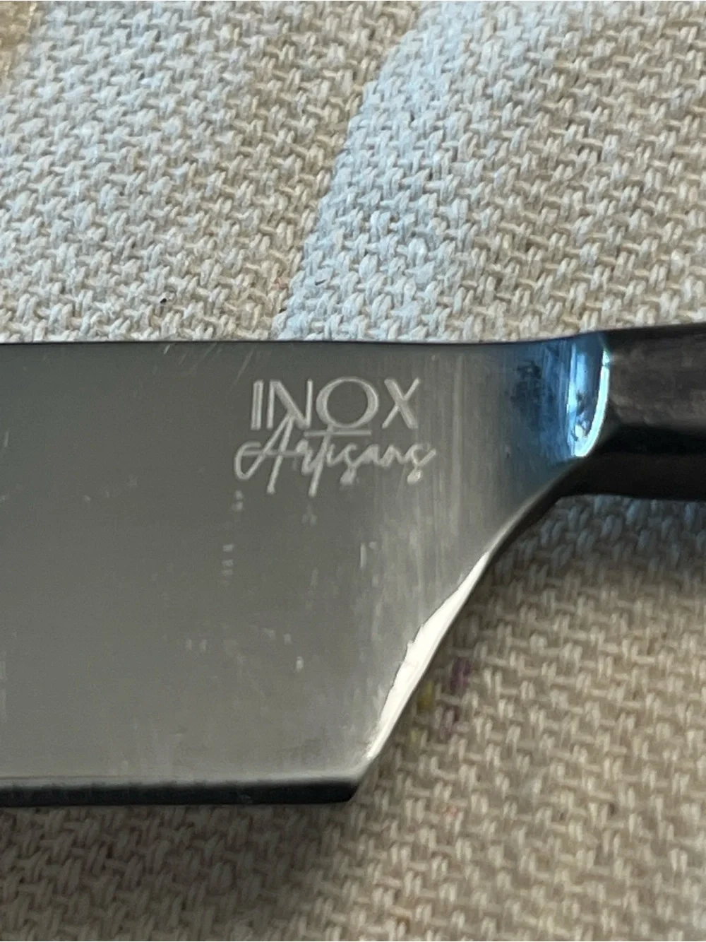 Inox Artisans Jason rustic black matte flatware utensils